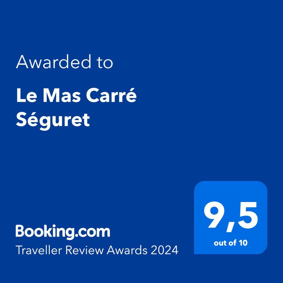 Le Mas Carre Seguret Bed & Breakfast Bagian luar foto